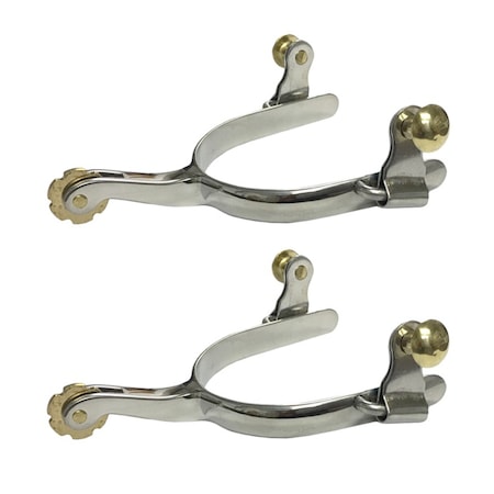 Jacks Imports Stainless Steel Roper Spurs LADIES 10472-LAD